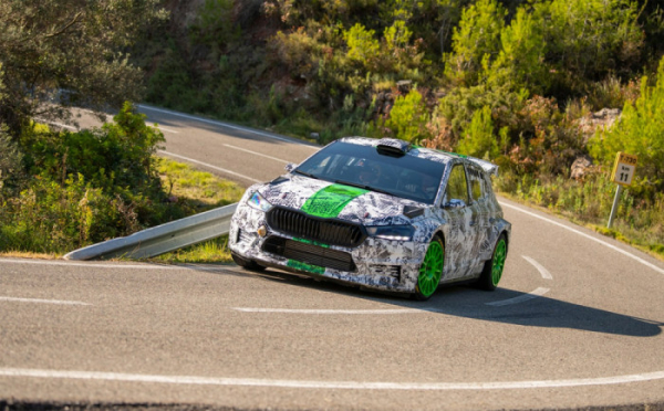 Nová generace vozu ŠKODA FABIA Rally2 těží z vynikající aerodynamiky silniční verze